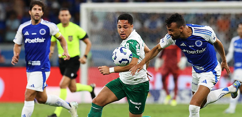 <span class='tit'>QUE OS GOLS VENHAM QUINTA-FEIRA. E QUE SEJAM VERDES.</span> <br /><span class='desc'> 
		Palmeiras não marca contra o Cruzeiro/MG. Mas há de marcar – e muitos – contra a LDU/EQU.
CARLOS MIGUEL: EXCELENTE
NOTA 8
O melhor...</span> QUE OS GOLS VENHAM QUINTA-FEIRA. E QUE SEJAM VERDES.
